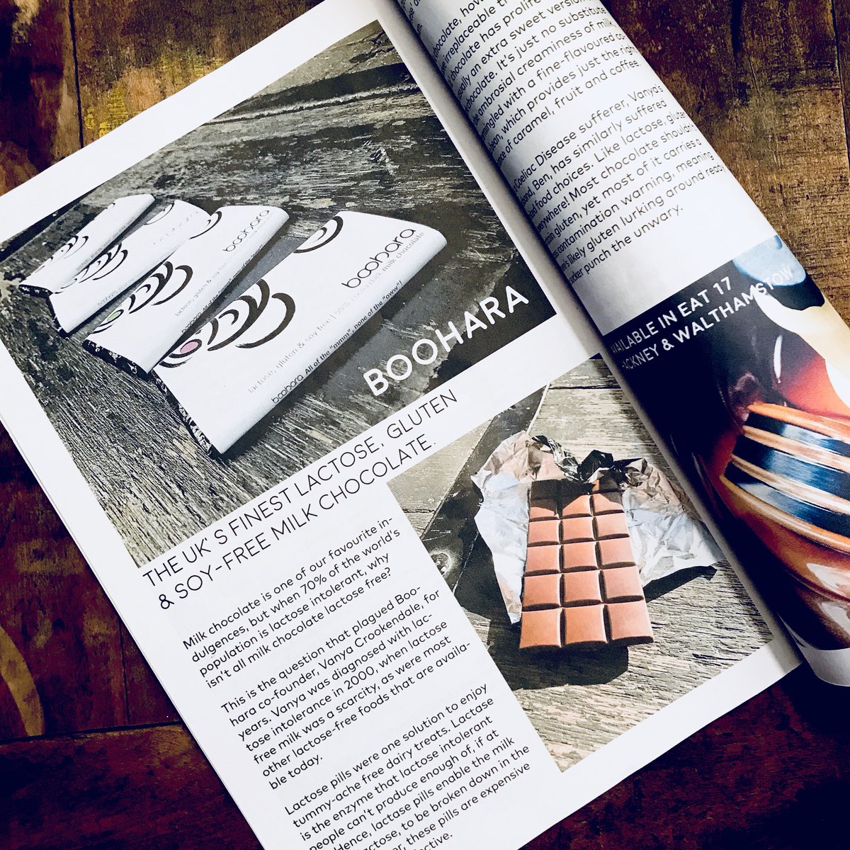 BooharaChoc's tweet photo. Thanks to @Eat17 for championing our brand as well as many other local artisans.  

#awesomestow #handmadeinlondon #londonartisans #foodie https://t.co/DrmP2OvHfh