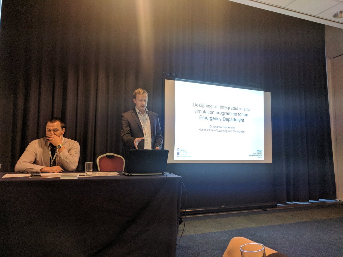 BSAtkinson's tweet photo. Designing an in situ simulation programme for the ED - Great achievement by @andy_bmore #Change #BestCare #LatentErrors #ASPiH2017 https://t.co/3P0z1AC3K4