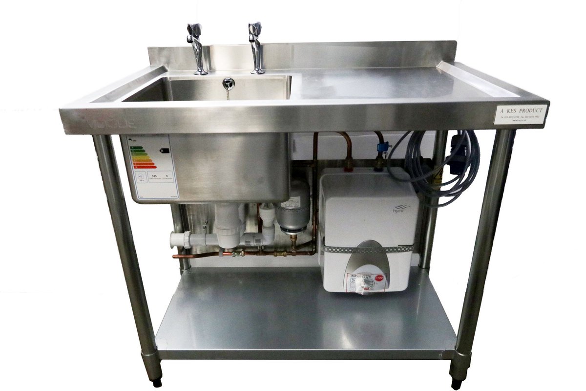 Do you need Hot &amp; Cold sinks for your location? Our new sink units are perfect for the job, no plumbing required, call us on 01753 655614