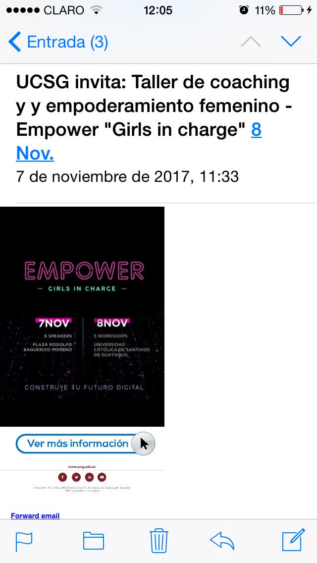 LevihmA's tweet photo. Como siempre @ucatolicagye las invitaciones tarde...! https://t.co/h1grIOvHET