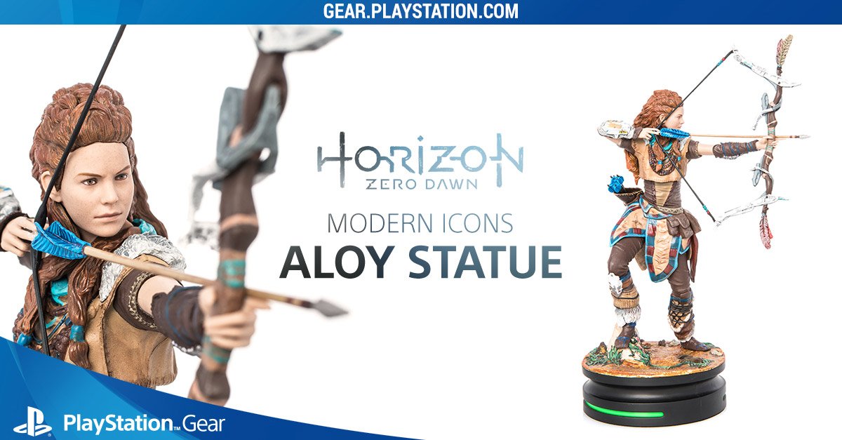 Modern Icons #2 - Horizon Zero Dawn Aloy Statue available at the #PlayStation Gear Store! #HorizonZeroDawn gear.playstation.com/en-us/modern-i…