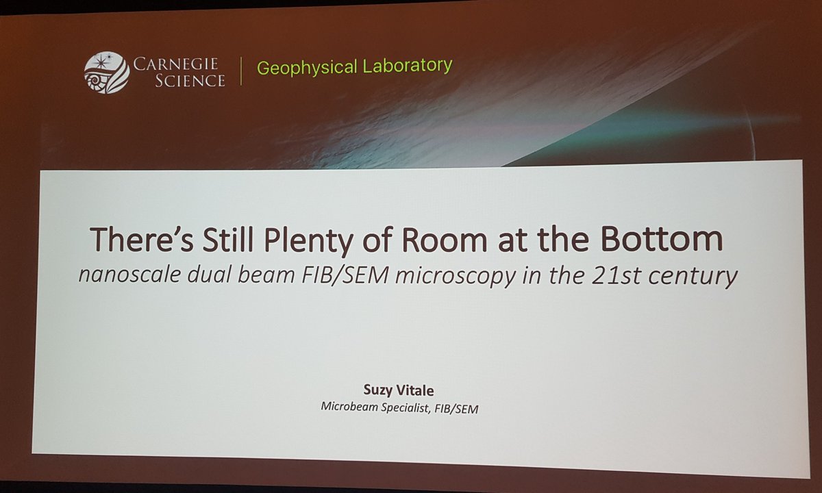 carnegiescience's tweet photo. .@matsciknitist is at our HQ for a lunchtime talk about her work as work as a #microbeam specialist https://t.co/QoF164iX1E