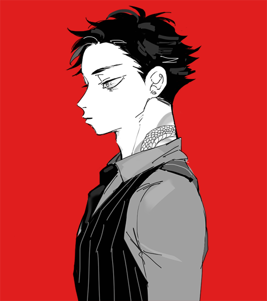 #無言でヤクザ葦絵をあげる 