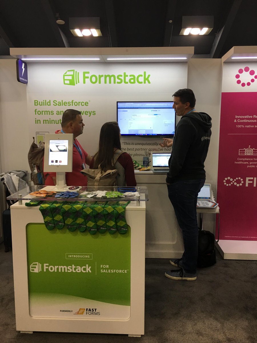 Formstack's tweet photo. Welcome to @Dreamforce day 2! Swing by booth 2008 for live demos of #FormstackForSalesforce the #️⃣1️⃣ form builder on @AppExchange! #DF17 https://t.co/OjMzfZ7NYr