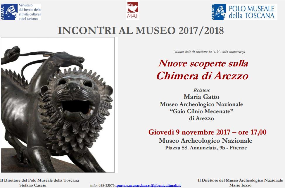 MAF_Firenze's tweet photo. @ChimeraMAF protagonista dell'incontro al museo di giovedì 9/11. Ne parlerà M.Gatto, dir. @AR_cheologico. Vi aspettiamo alle 17 https://t.co/1DjLP4K2zT