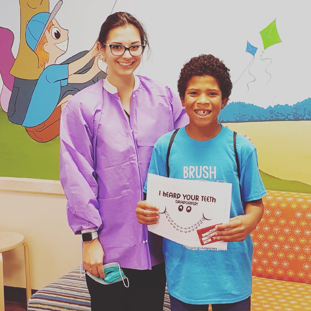 Our first patient to receive braces at our Killeen location! Welcome to the braces club, Isaiah! 😁