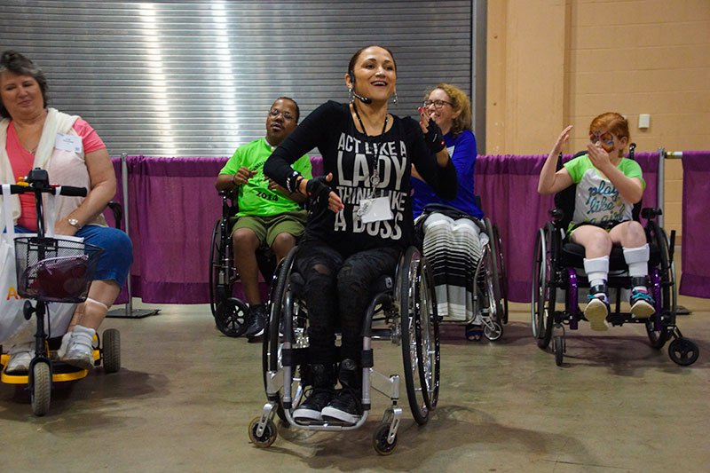 AbilitiesExpo's tweet photo. #WheelchairDance pioneer &amp; #PushGirl @AutAngel IS BACK at #AbilitiesToronto! Learn freestylin' dance moves &amp; have a BLAST! #adaptivedance https://t.co/6KvqV0zs66