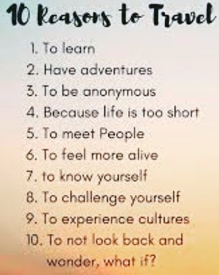 RouteOneTravel's tweet image. What are your reasons to travel? 🛫🌍✅