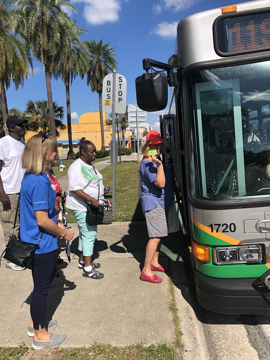 SafeMobilityFL's tweet photo. Taking @SCGOVSCAT today to show how amazing riding public transit is! @FloridaTransit #transitisgolden #welltakeyouthere #metrodiner https://t.co/AyWxI4eNgX