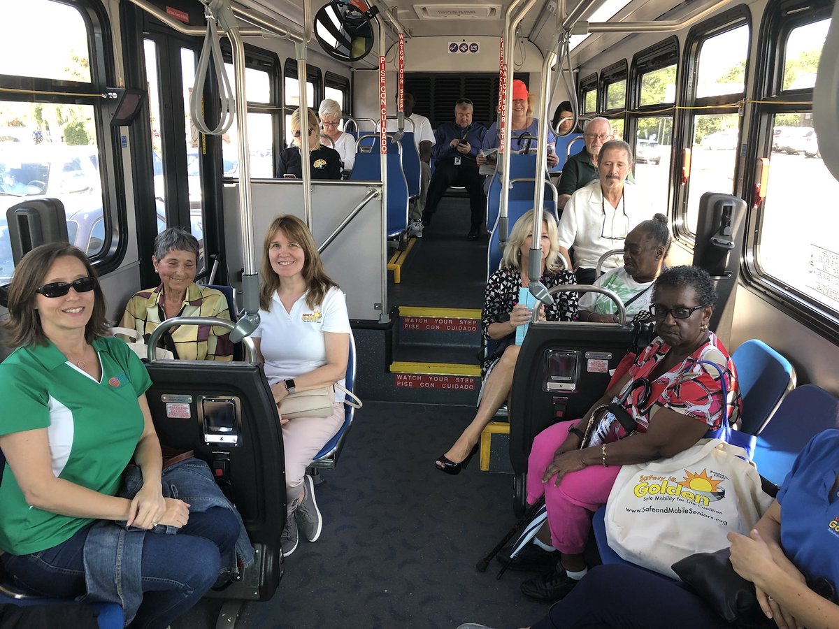 SafeMobilityFL's tweet photo. Taking @SCGOVSCAT today to show how amazing riding public transit is! @FloridaTransit #transitisgolden #welltakeyouthere #metrodiner https://t.co/AyWxI4eNgX