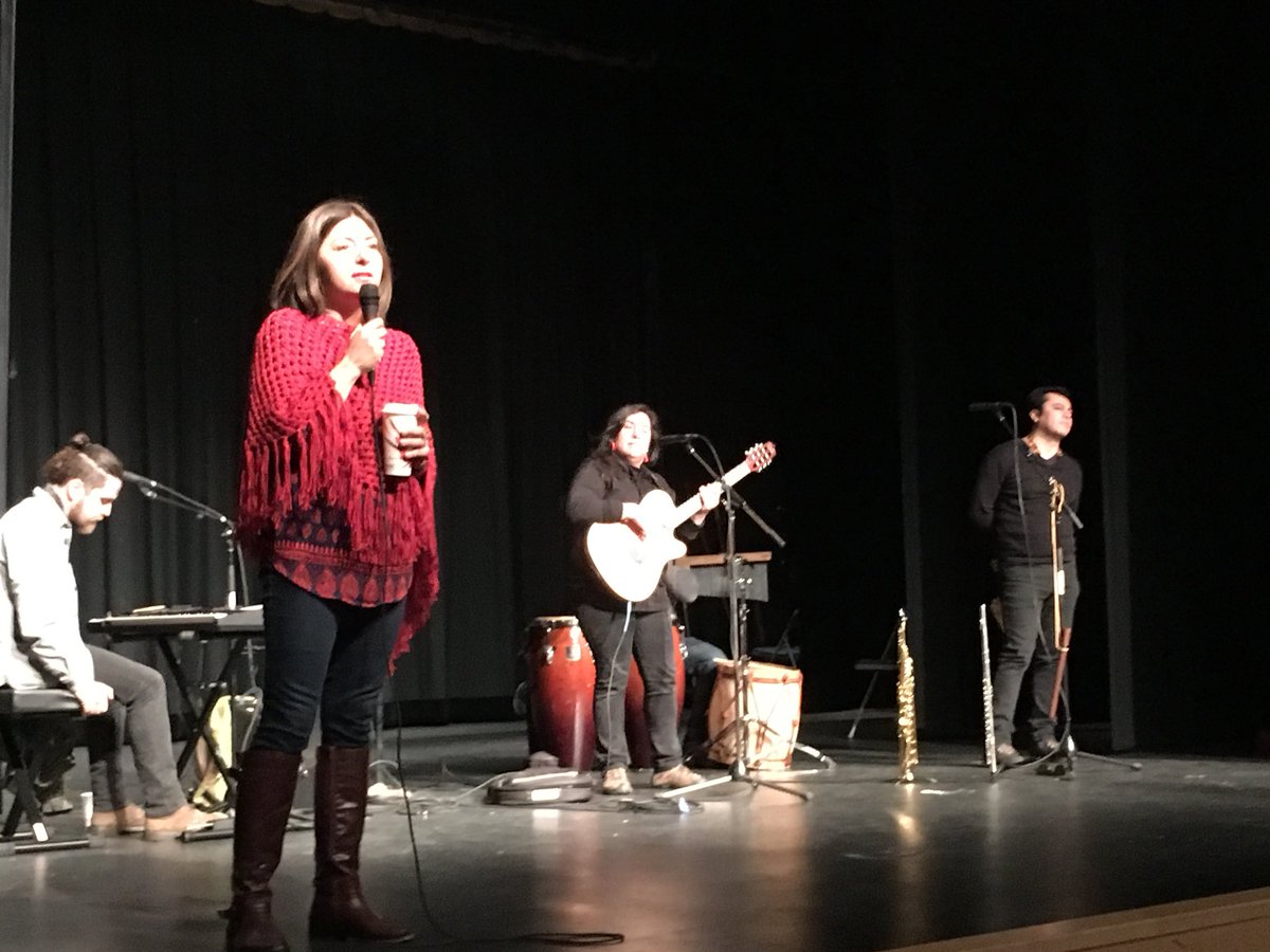 sjam_music's tweet photo. Introducing Emilia and the band #NerudaArts https://t.co/cZLoscx9Zz