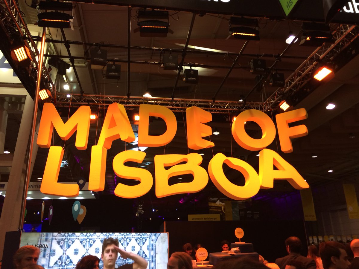 InnovScene's tweet photo. Fantastic chatting with the good people at @MadeOfLisboa - they are made of awesome. #WebSummit https://t.co/6N1uI4o1tM