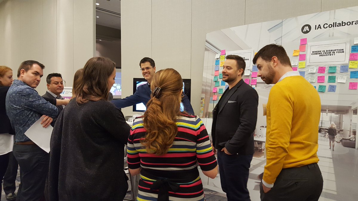 IACollaborative's tweet photo. No shortage of conversation after @KraemerDan's keynote @ #SDWeek17! #servicedesign #CustomerExperience #CX #innovation #brand https://t.co/3cgEk1uCpZ