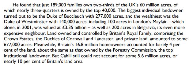 UKRescueDogs's tweet photo. Who owns Britain’s land? https://t.co/ik6rgCLtEa https://t.co/uXK8s33ZIq