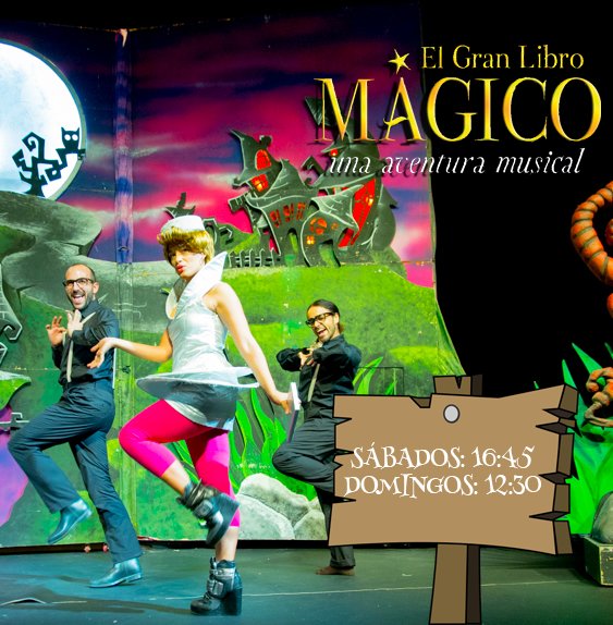 ¡Última oportunidad de conocer descubrir por qué #ElGranLibroMágico no para de estornudar! ¡En el <a href="/treinavictoria/">Teatro Reina Victoria</a> !