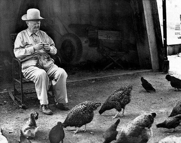 Stunning Image of John Nance Garner  on 1/15/1955 