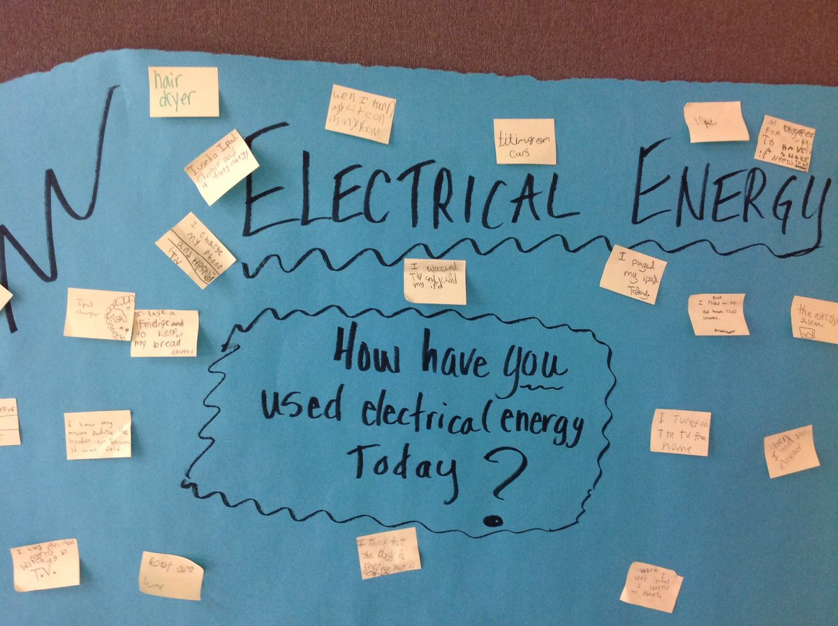 STEMKimLISD's tweet photo. 4th gr @Camey_ES spent time in #scienceconversations about electrical ⚡️🔌💡  energy in their world! #SciLang #criticalthinkers https://t.co/9bGzSEaf0F