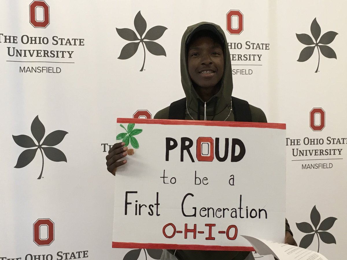 osumansfield's tweet image. Celebrating our first-generation students @osumansfield!! #proudfirstgen