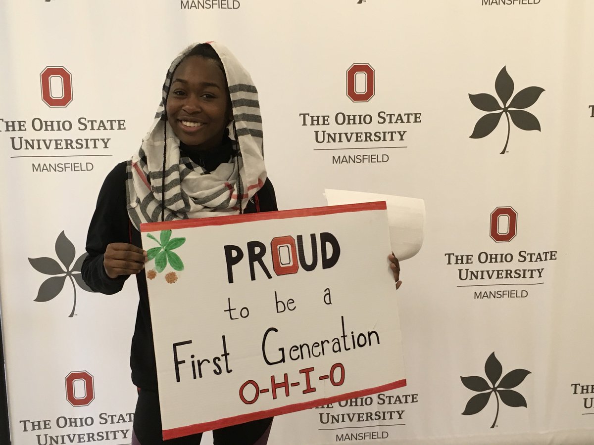 osumansfield's tweet image. Celebrating our first-generation students @osumansfield!! #proudfirstgen