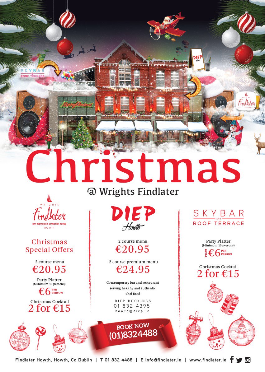 FindlaterHowth's tweet photo. Christmas parties @FindlaterHowth #christmasparty #howth #diephowth https://t.co/eKMY2x8hQY