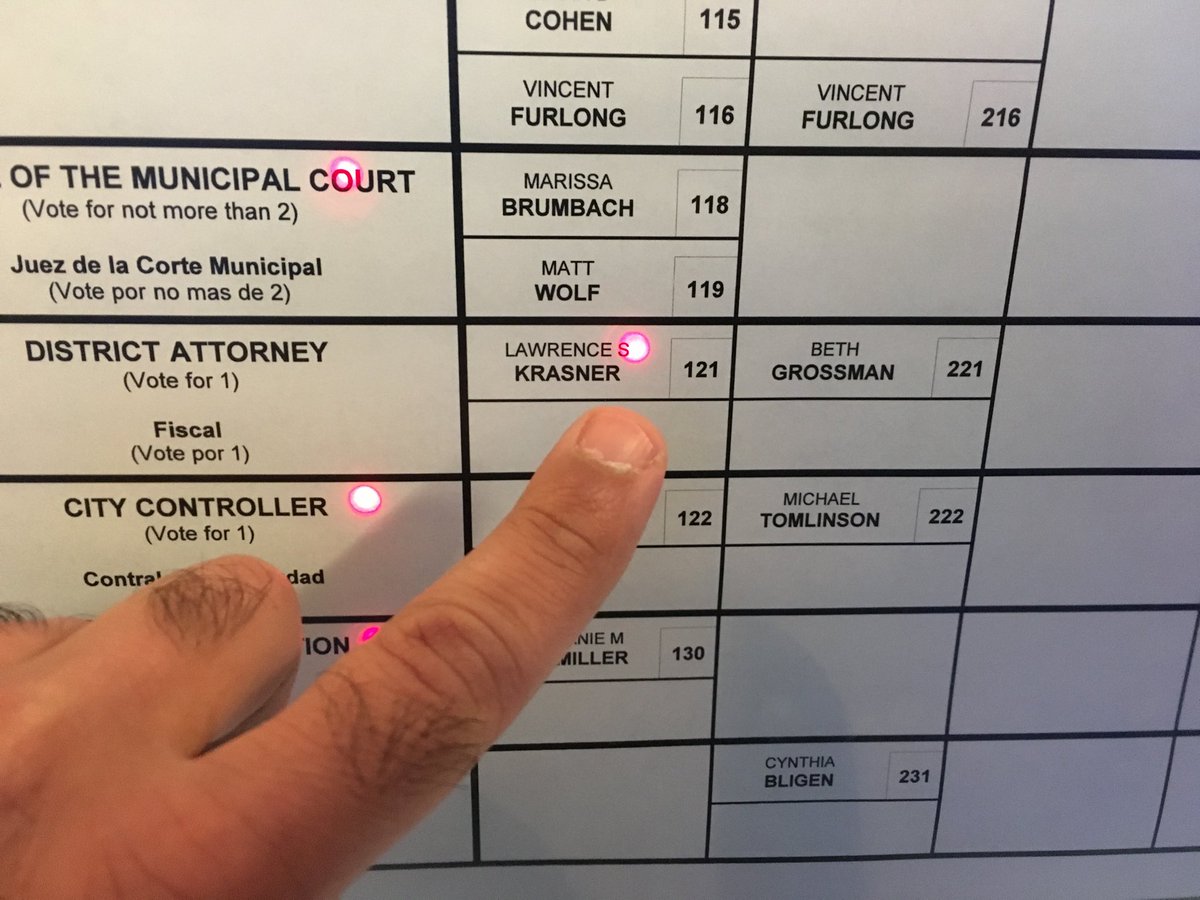 WaqarVick's tweet photo. Got the vote in for the most progressive DA candidate #Philly has ever had. Time for real criminal justice reform. #Krasner4DA #Push121 https://t.co/bcHW8tiYGm