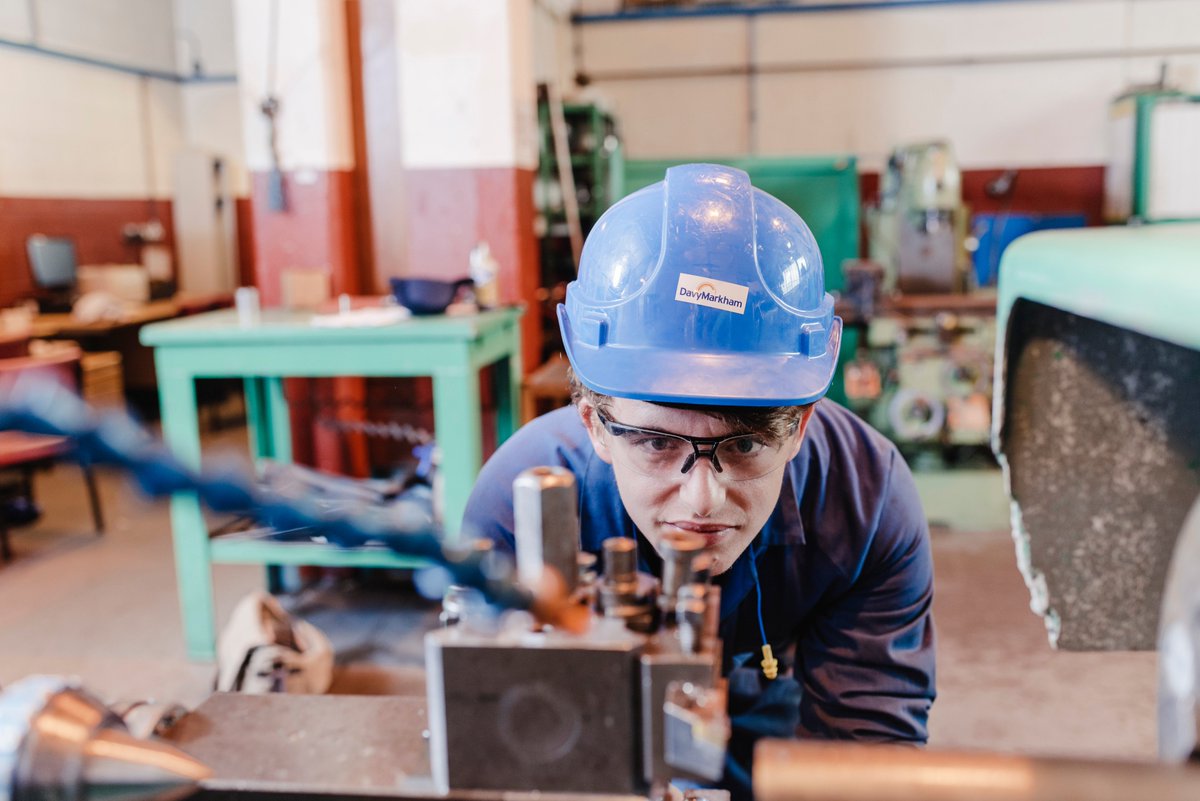 AMRCTraining's tweet photo. Sam Cowley visited a camp at the @AMRCtraining &amp; now he has his sights set on a #degree #Apprenticeship https://t.co/a30MEdK0VA https://t.co/a65JghcV9M