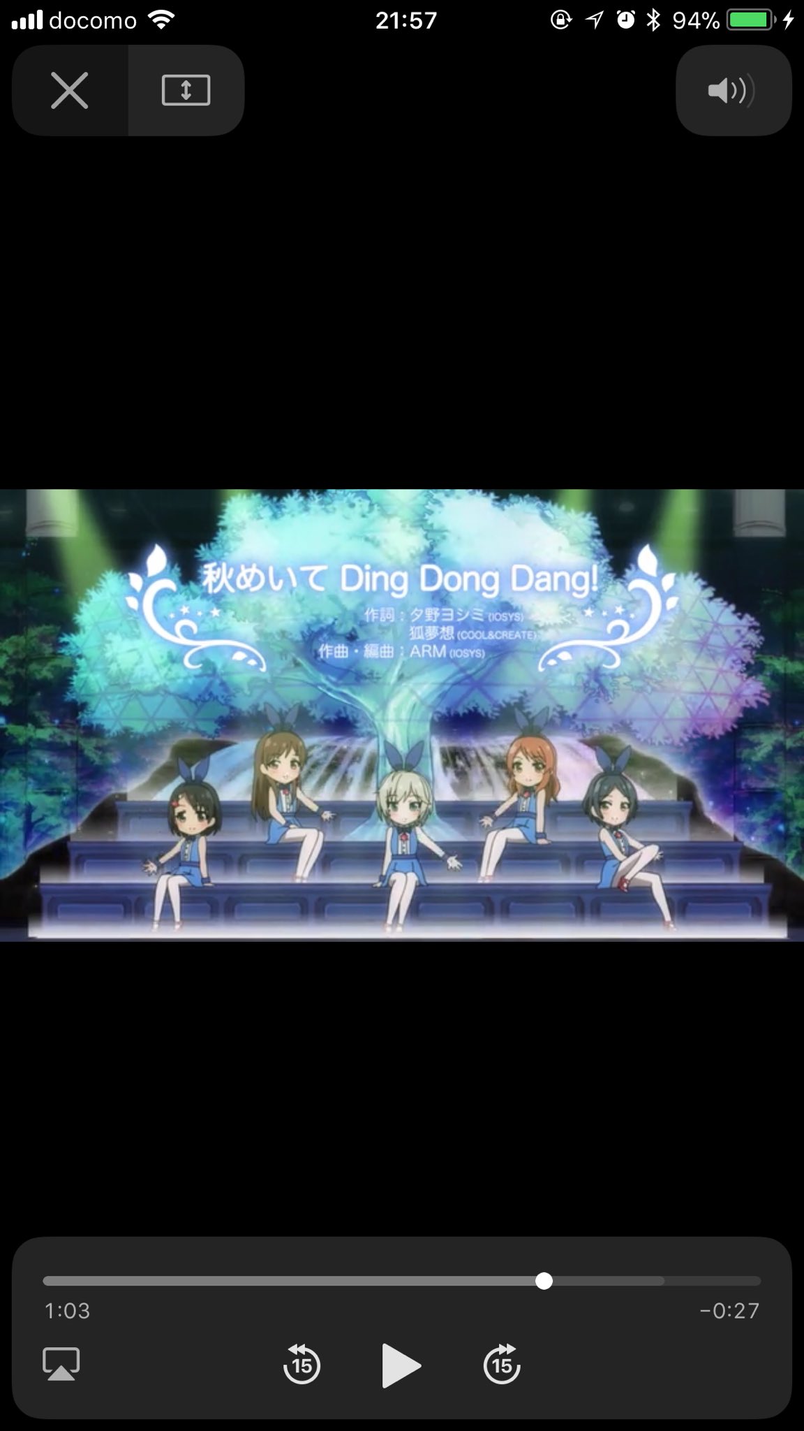 カイp バニー即ちうさぎ 歌詞に紅葉 とかちょっとオトナ色づいてくのーってところも即ち色づき紅葉だし超佐々木千枝じゃん これもう ささきちえのうた じゃん