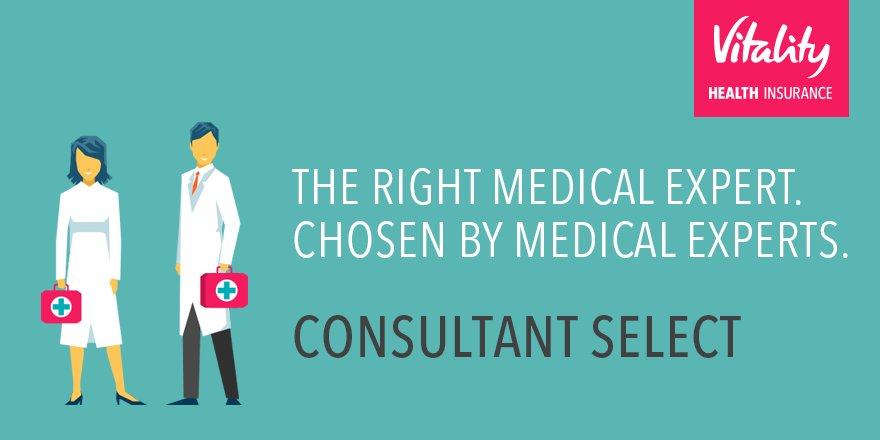VitalityAdviser's tweet photo. Consultant Select – giving your clients complete peace-of-mind, letting doctors decide the consultant instead of the insurer #VitalityHealth https://t.co/7C0FJZZmMI