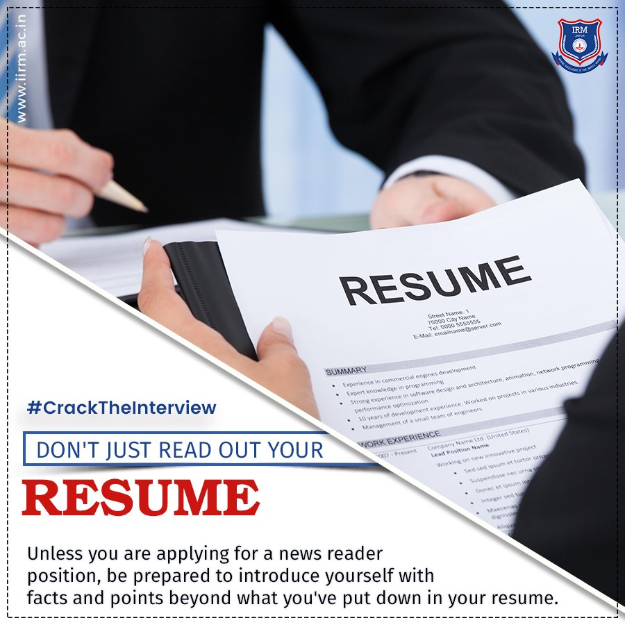 fmsirm's tweet image. #CrackTheInterview
Mistakes will sink your resume to the bottom of the list faster than a twenty-ton anchor.
#InterviewTips #InterviewPlanet