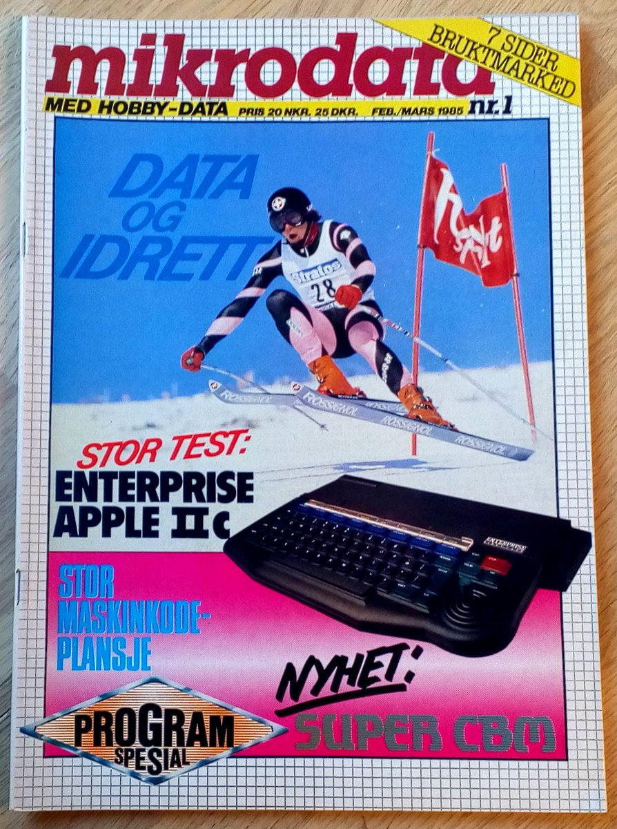 obriens_no's tweet photo. Mikrodata: 1985 - Nr. 1 #mikrodata #magasin #retrospill https://t.co/EwwidO2qDK https://t.co/BUejTfLTWo