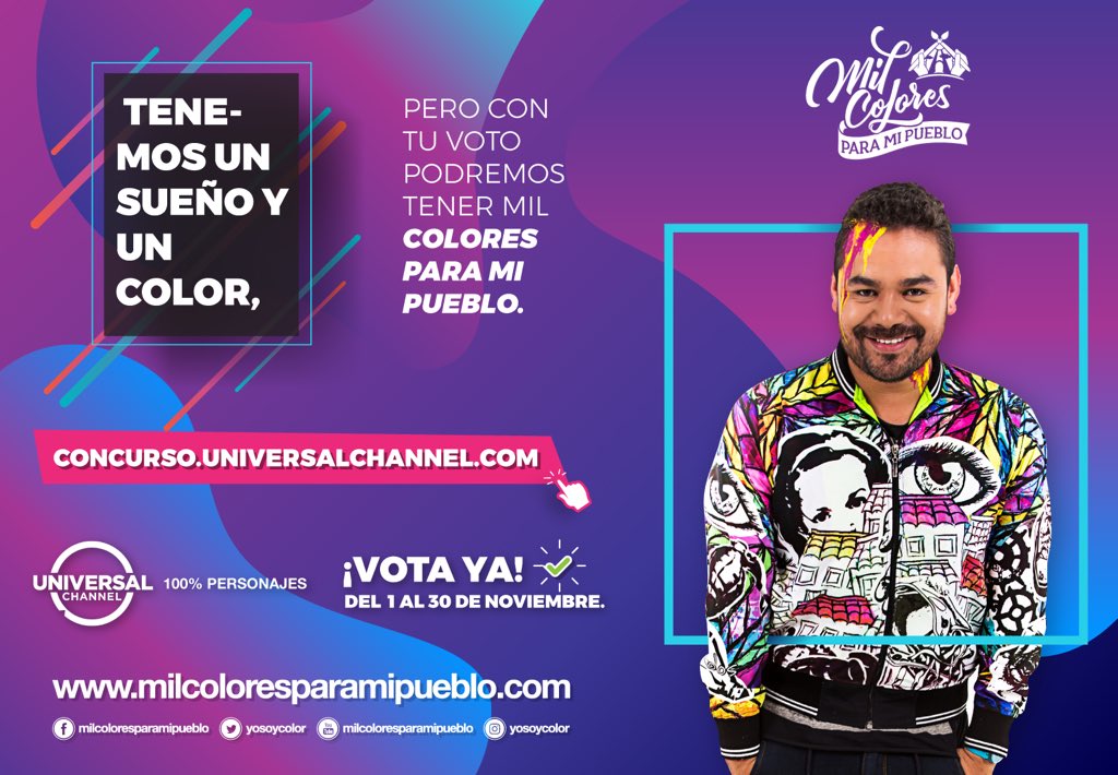YoSoyColor's tweet photo. Comienza un nuevo día, y con ello un nuevo color. Me ayudas con tu voto? https://t.co/Ty1xUa0cmI