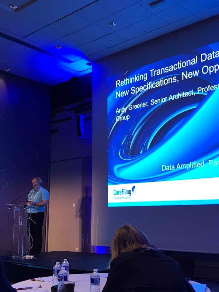 XBRLPortugal's tweet photo. My #CoreFiling colleague Andy Greener sharing his knowledge at #DataAmplified https://t.co/4r1mJdApjX