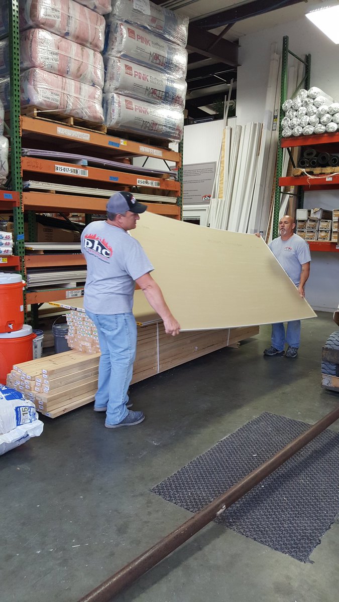 PHCRestoration's tweet photo. Loading up and heading out to do sheet rock repairs today. https://t.co/fGJCnXisrd