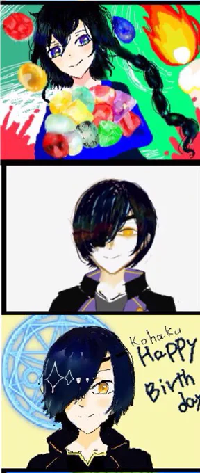 ちょっとミスがあったので上げ直し
ミバでお世話になった某椎茸さんが描いてくださったうちの子です。成長速度の凄い人。 