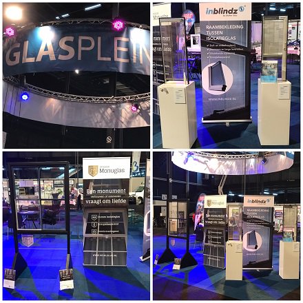 StolkerGlas's tweet photo. Zojuist zijn de @SGA_EH vakdagen gestart. Kom langs op het Glasplein voor meer info en voorbeelden van onze #Inblindz en #Monuglas! https://t.co/I4RZZFoBlG