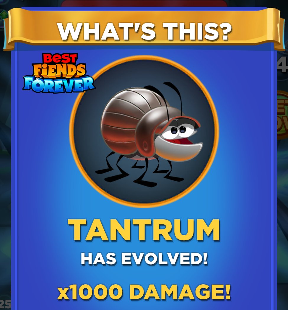 DewiijO's tweet photo. I've just evolved Tantrum in #BestFiendsForever - Download FREE - https://t.co/2LB3TF9DQh via @BestFiends https://t.co/JIKrMAxTD6