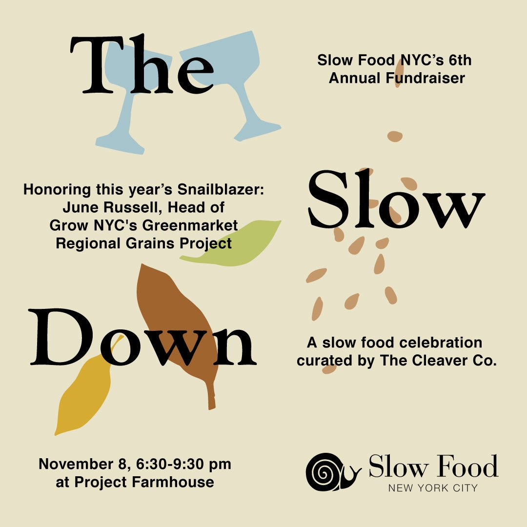 SlowFoodNYC's tweet photo. Tomorrow is the big day! Slow Down is tomorrow at #ProjectFarmhouse! https://t.co/72YXwfyFYq https://t.co/bS2vHCeFLD