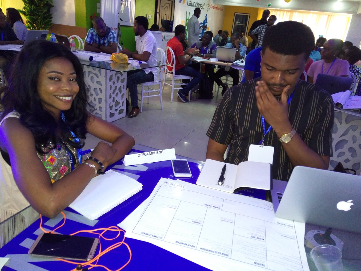 GeekOnHeels01's tweet photo. @vivynmiriam #offcampusng #startup brainstorming @ #LaunchpadStartLagos https://t.co/QRVlZoRXpr