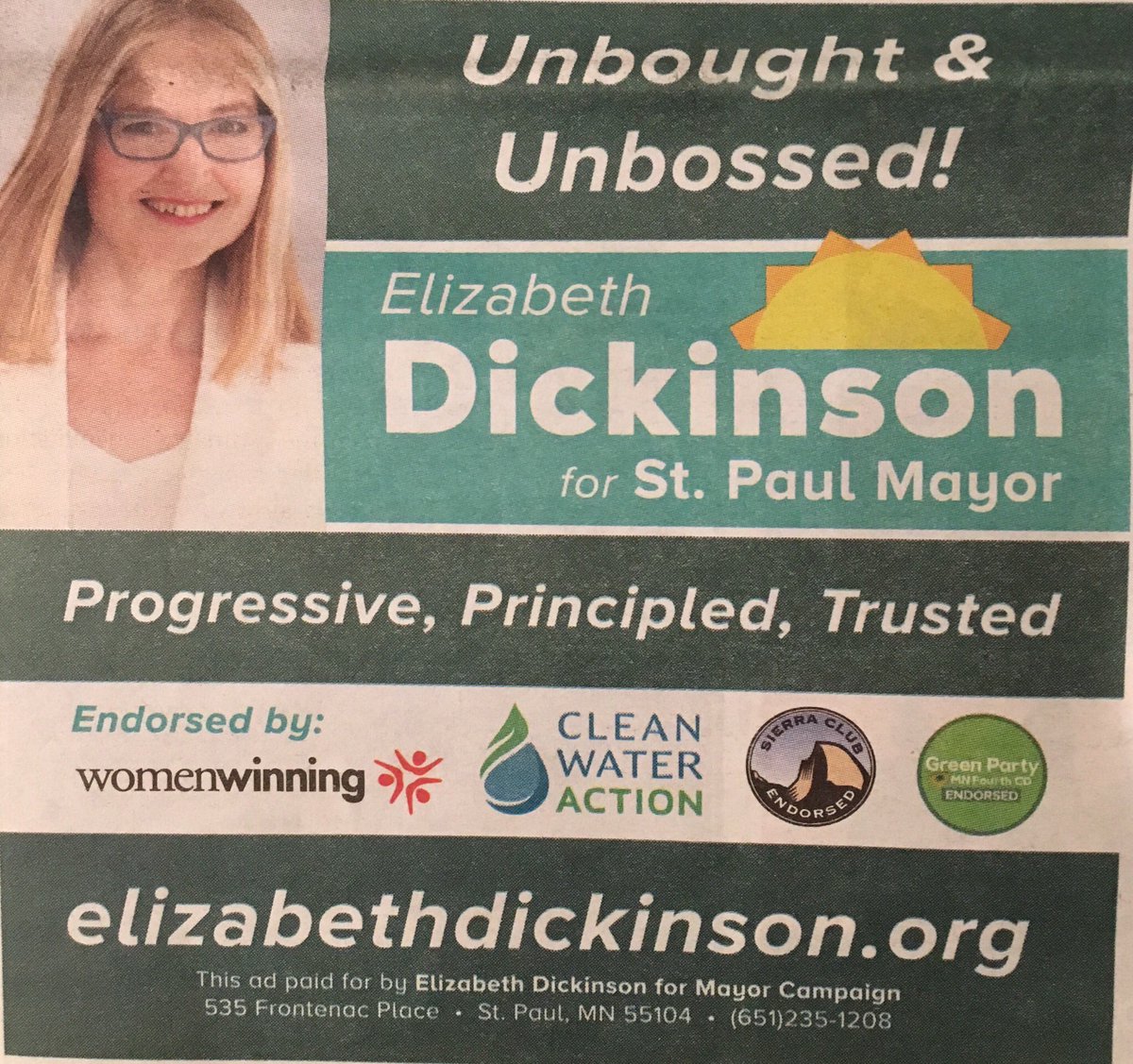 It’s finally #ElectionDay! Don’t forget to vote! #StPaulMayor

Find your polling place here👇pollfinder.sos.state.mn.us

#DickinsonForMayor🌻