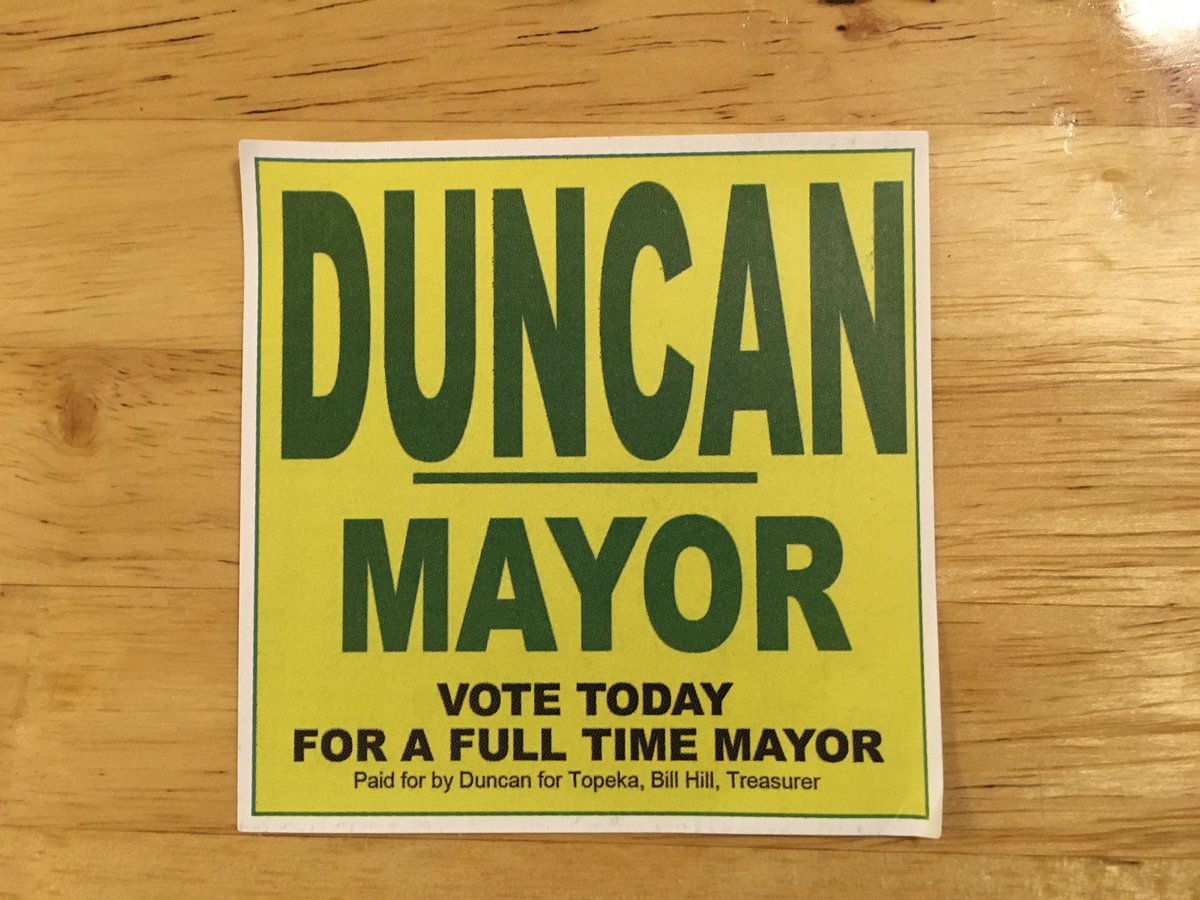 SpencerLDuncan's tweet photo. #Topeka #topcity #goBIgtopeka #FullTimeMayor https://t.co/BN5FJpbZ60