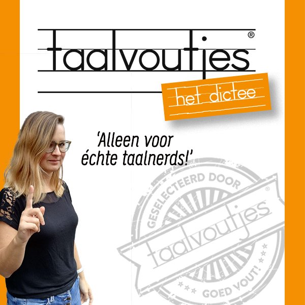 Taalvoutjes's tweet photo. Spellingtijgers opgelet! Laat zien wat je kunt bij het Taalvoutjesdictee op 16 december! Wees er snel bij! #tvd17
https://t.co/yVwJ6LqBFT https://t.co/SOhdMf5XUv