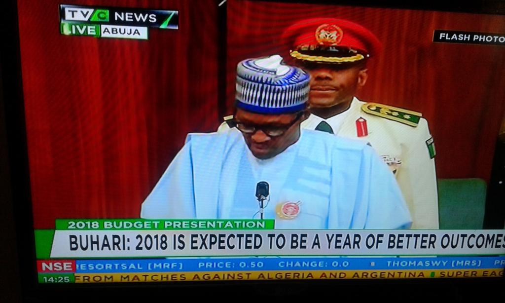 Babajics's tweet photo. Wish you Allah guidance, #BabaBuhari . Better year 2018 In Sha Allah. #2018Budgetpresentation https://t.co/H5Aqi9o2SI