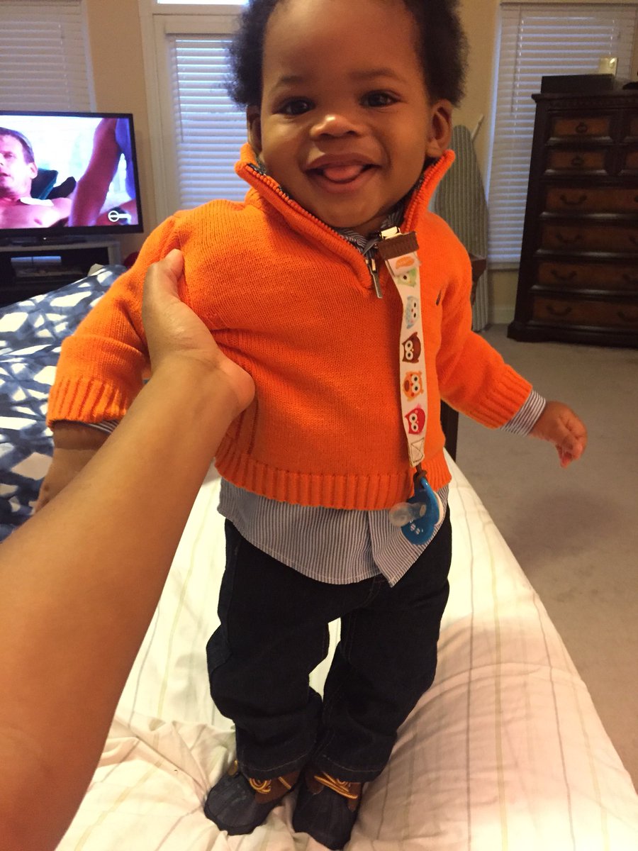HavenFieldsSr's tweet photo. When your son is excited to go to day care! @Myeiarae keeps this kid sharp. #HCFJr https://t.co/1l2AGD6e50