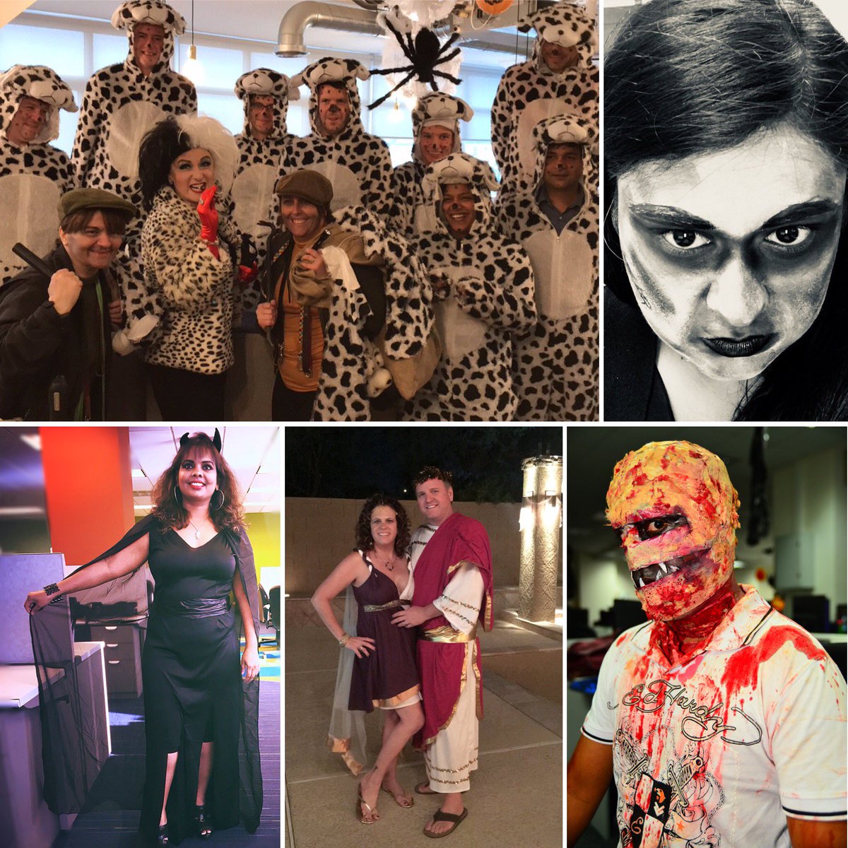 CeridianMau's tweet photo. Congrats to our costume contest winners from across the globe. Prizes are on their way! #CeridianFunAtWork #Halloween #MakesWorkLifeBetter https://t.co/GsNpjFvgpo