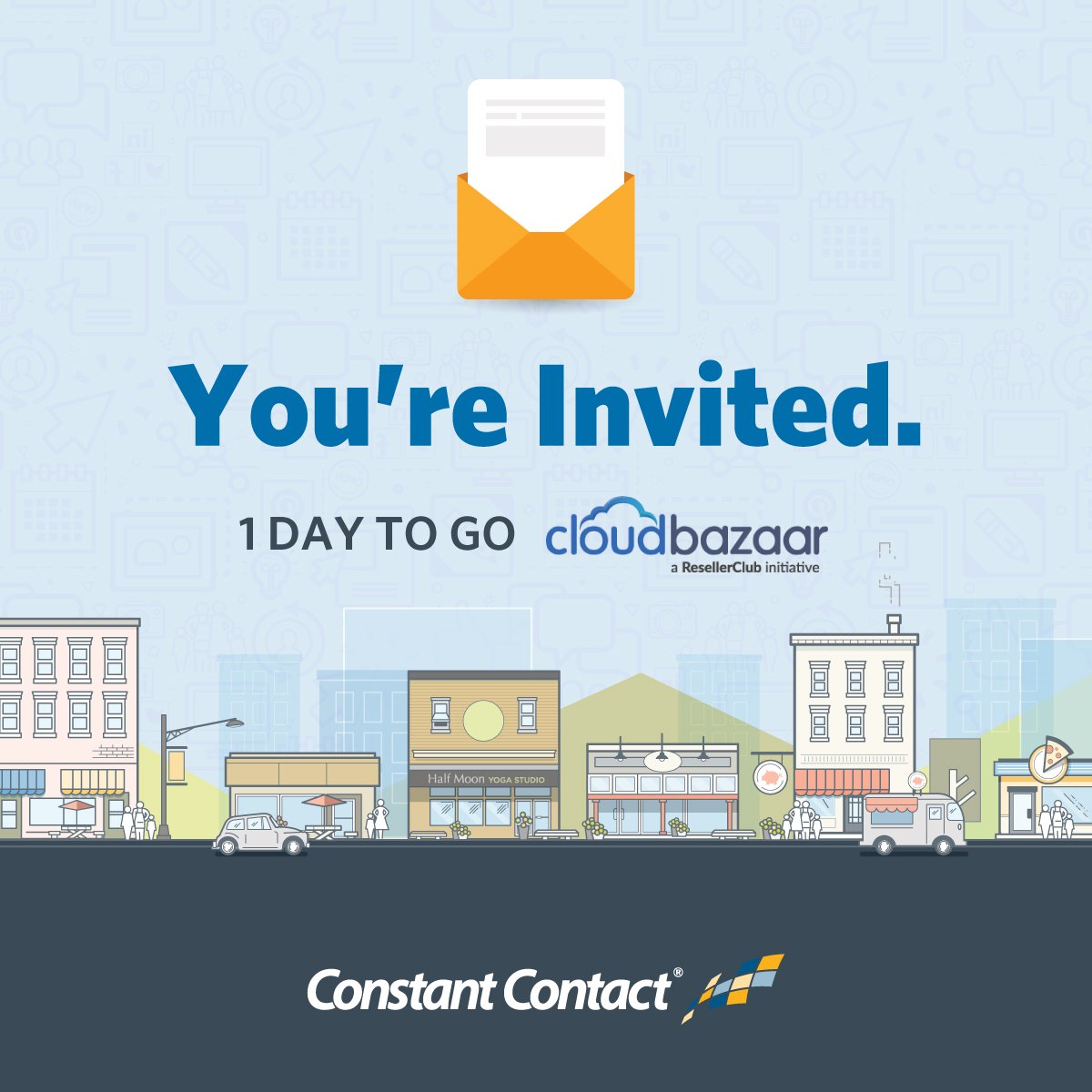 We'd love to meet you at #Cloudbazaar!
Less than 24 hours left, folks!
#BeAMarketer @CloudbazaarRC
