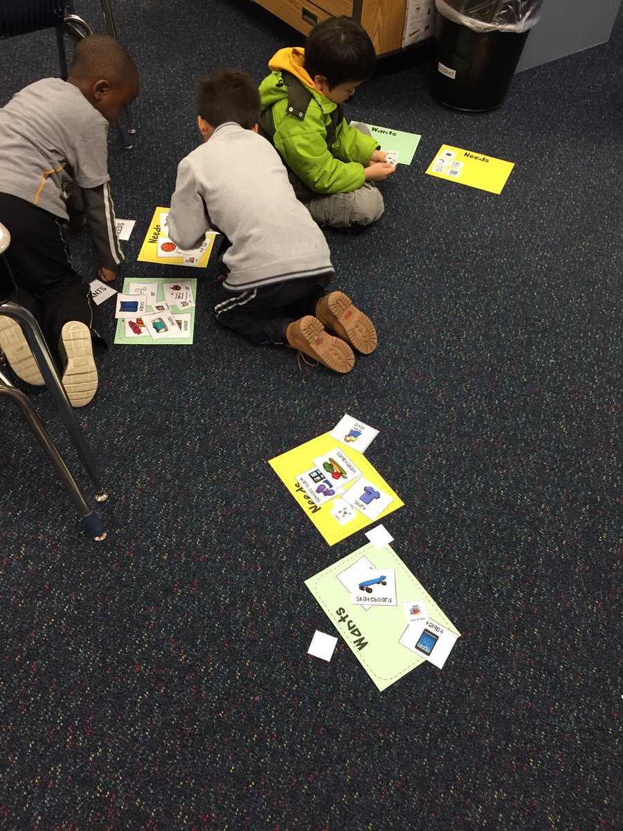 MsGrazianoOPE's tweet photo. Sorting needs and wants https://t.co/sM5CbBmFyO