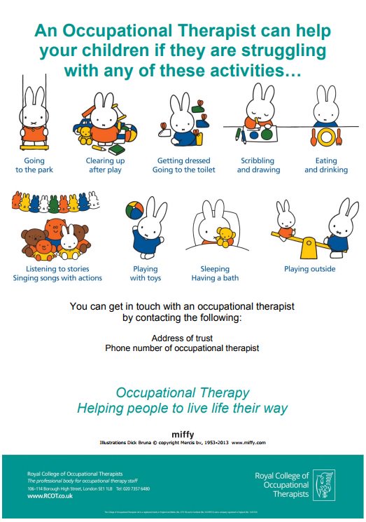 iamdigitalSarah's tweet photo. Love this poster from the @theRCOT explaining #OccupationalTherapy #OTWeek2017 #OTweek #OTweek17 How does #OT help?: https://t.co/FvlJs1t52S https://t.co/4I0XmOhKgd