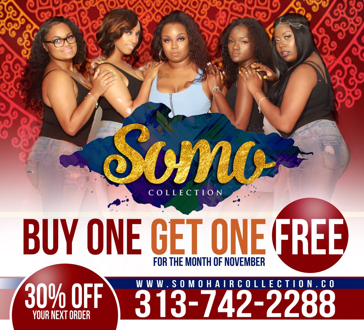 SomoCollection's tweet image. Use  code (somo) on our website for our buy one get one free deal and screen shot this pic and get 30% off your next order