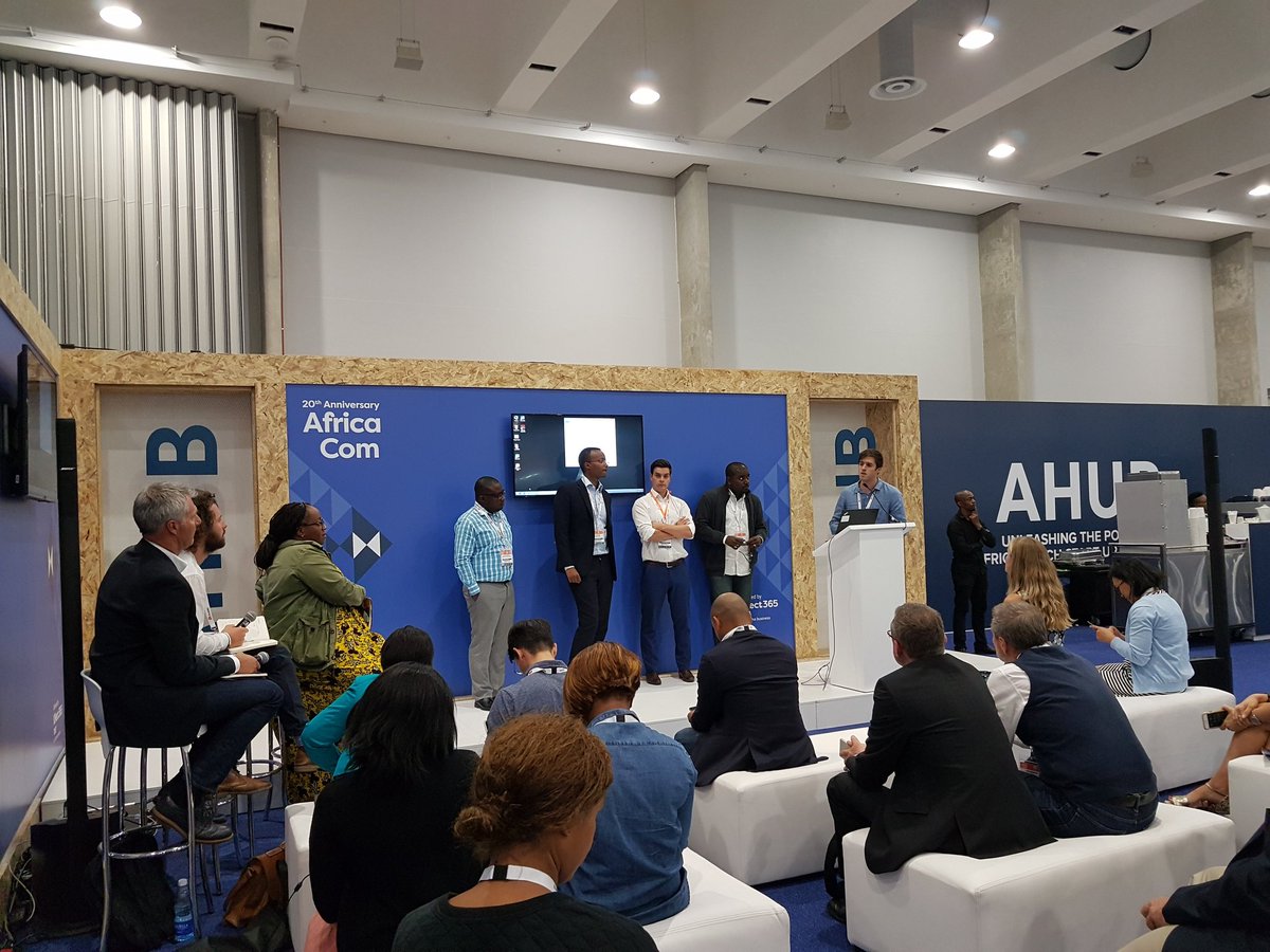 YolandaBilang's tweet photo. Listening to my very first pitch from startups to VCs! Super interesting! #AfricaCom https://t.co/YhA6Q6JrtJ