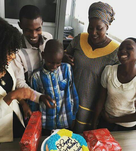 DorcasCancer's tweet photo. Mini-celebration with Joshua and mum. #tdcfbirthdays #cancerngo #doingitforthekids #childhoodcancer #cancer https://t.co/Y0CkHhL8aB